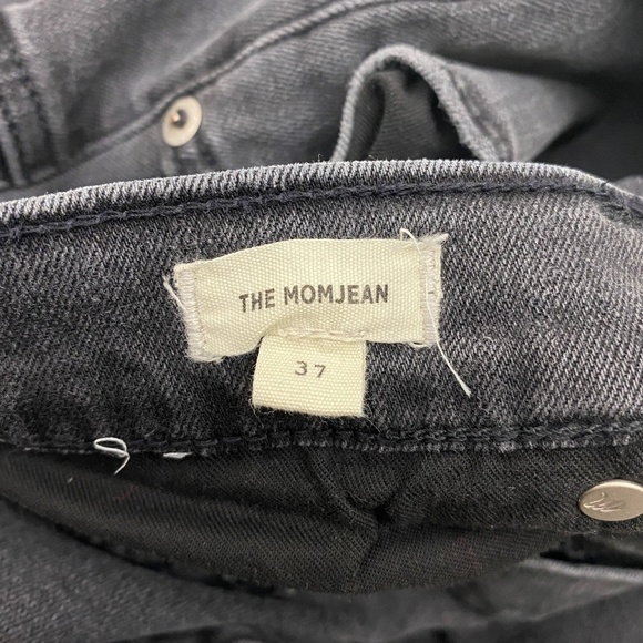 Madewell The Mom Jean Women's size 37 Faded Black Denim jeans - Picture 5 of 6